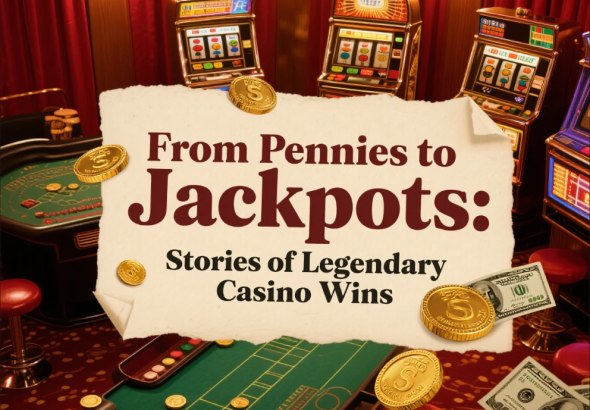 Legendary casino wins from pennies to jackpots