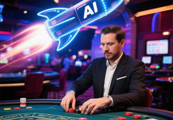 Artificial intelligence powering slot machines and casino technology
