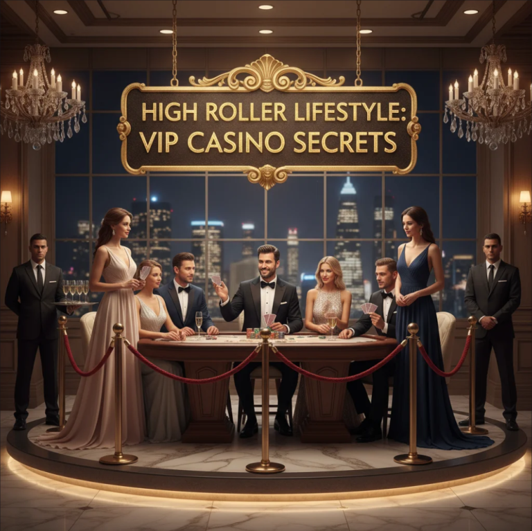 Exclusive high roller VIP casino lifestyle with luxury perks and private gaming