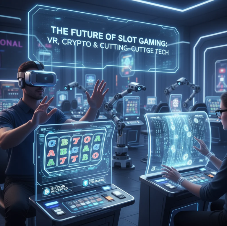 The future of slot gaming with VR, cryptocurrency, and advanced technology