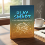 Concept art showing a mindful player practicing responsible gambling habits