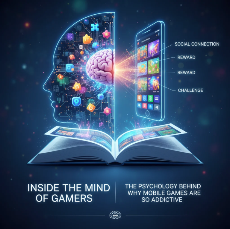Understanding the psychology behind why mobile games are addictive.