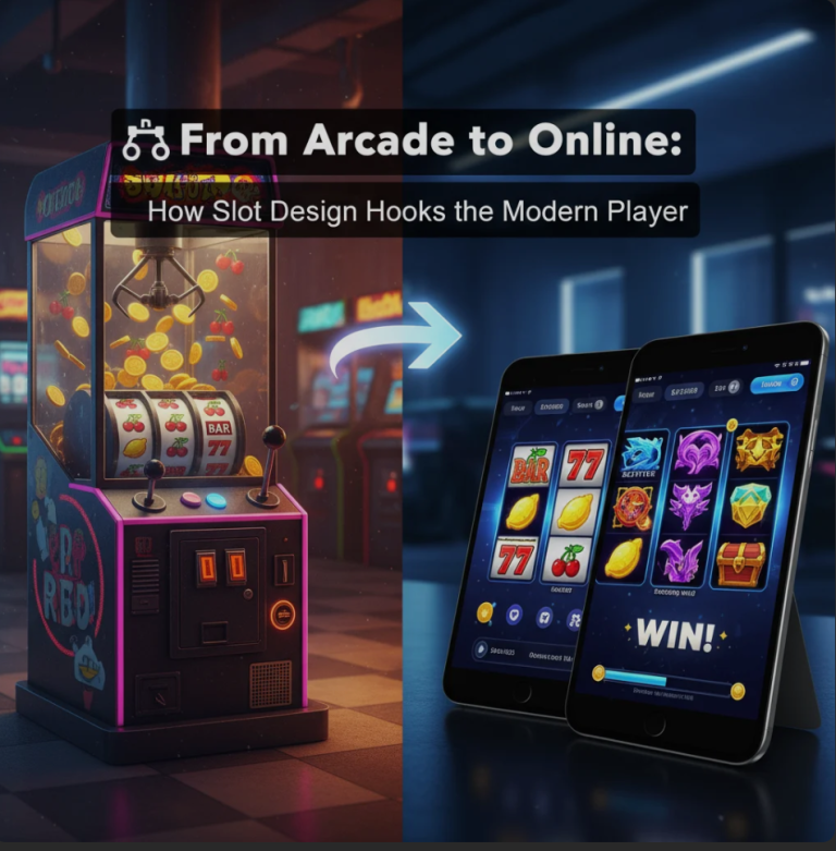 Colorful online slot reels displayed on a computer screen with bright graphics and animated effects