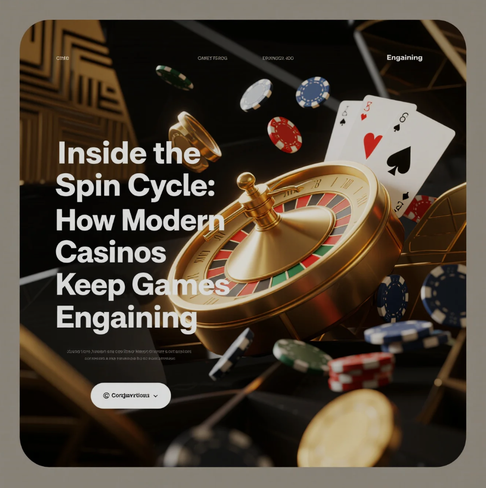 Modern casino gaming machines with engaging visual and sound design