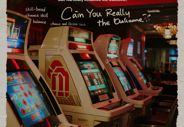 players using strategy in a skill-based gambling game at a casino