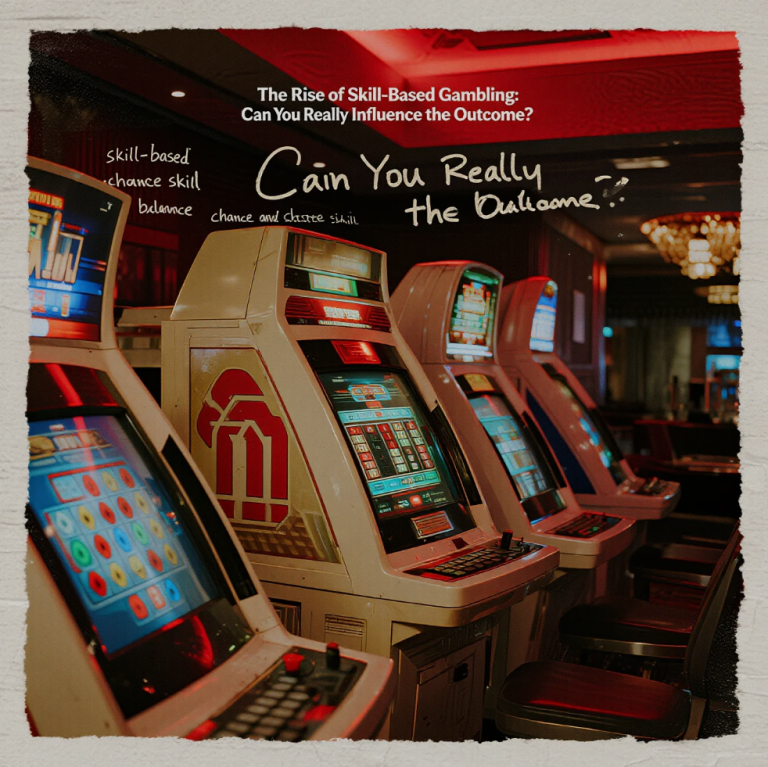 players using strategy in a skill-based gambling game at a casino