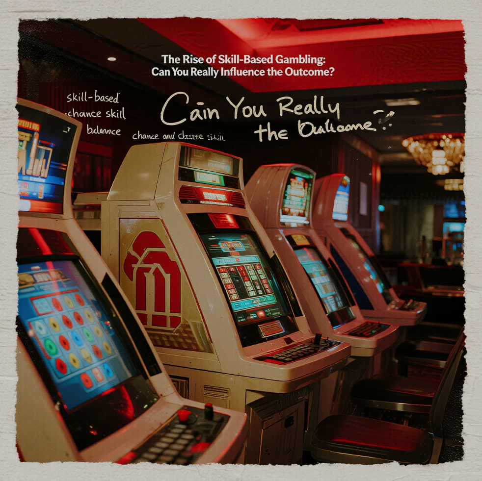 players using strategy in a skill-based gambling game at a casino