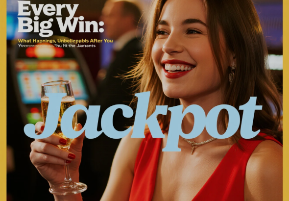 casino winner celebrating jackpot payout