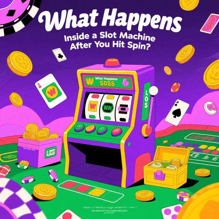 Diagram showing how a slot machine RNG works