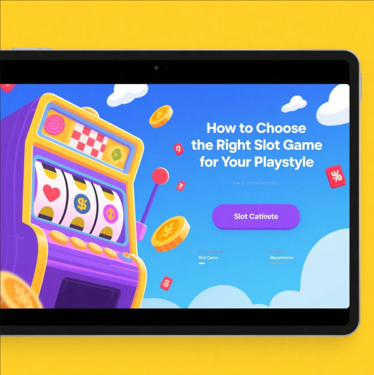 Learn how to choose the right slot game for your playstyle by understanding volatility, RTP, features, and whether you prefer casual fun or high-risk excitement.