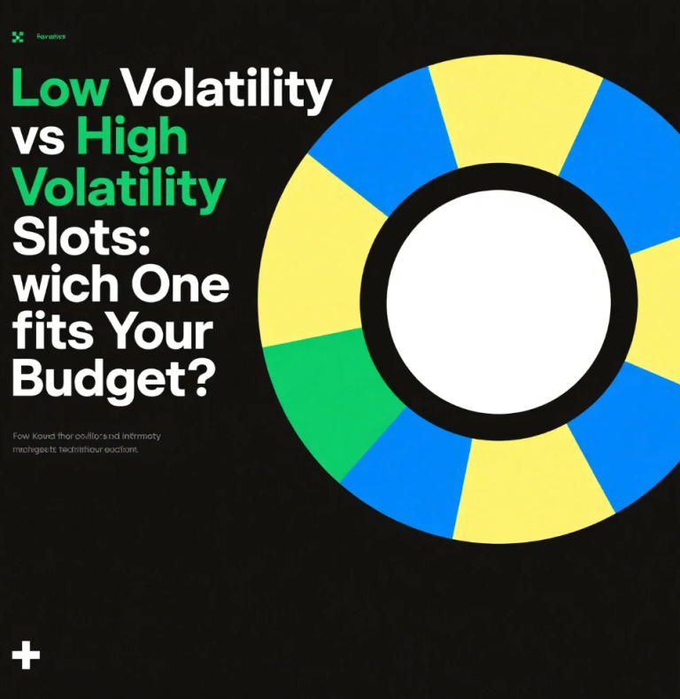 Low volatility vs high volatility slot games comparison chart