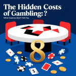 Player at a casino table contemplating risks, symbolizing the hidden costs of gambling