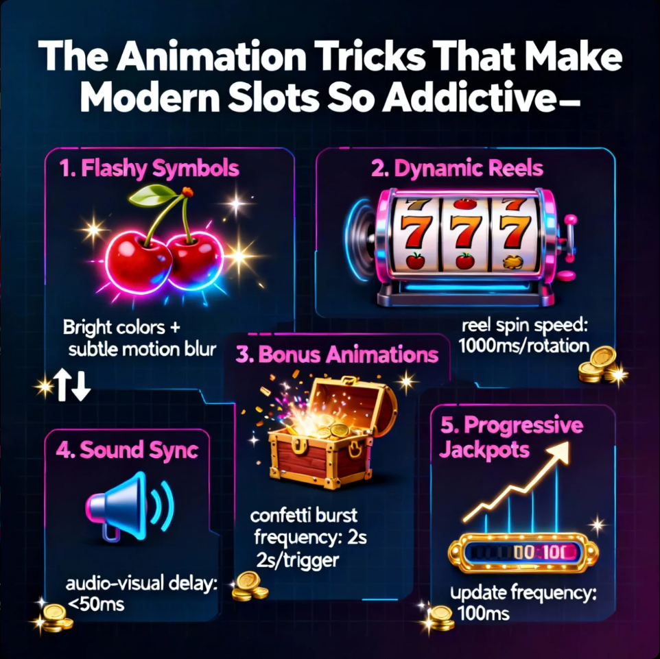 The Animation Tricks That Make Modern Slots So Addictive