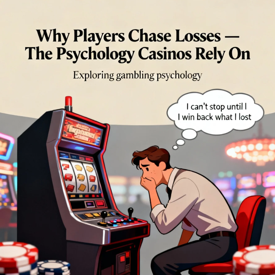 Why Players Chase Losses — The Psychology Casinos Rely On